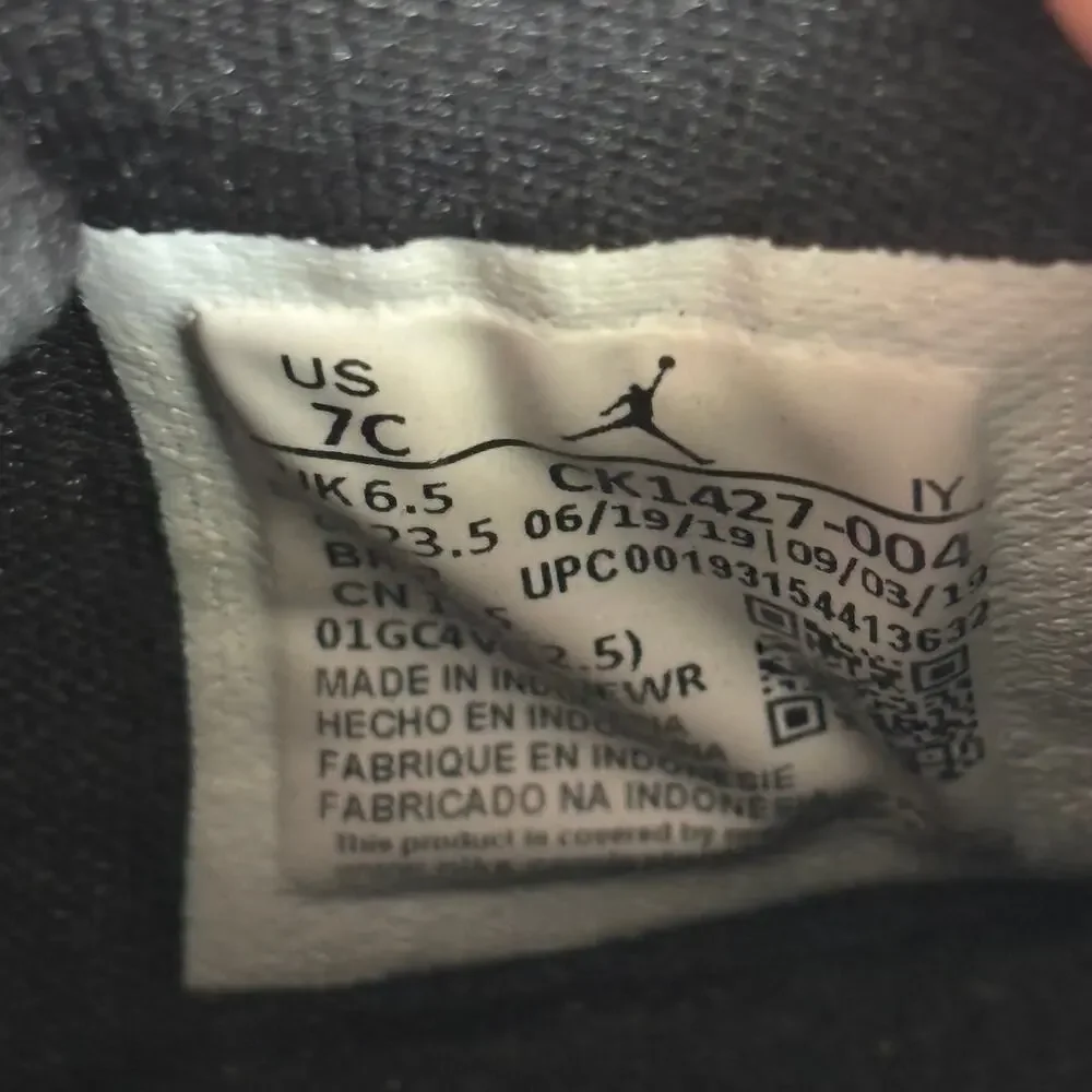 Nike Air Jordan Triple Black B'Loyal Toddler Basketball Sneakers Size 7C